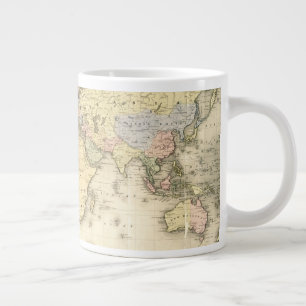 Die Welt über die Vorstellung von Mercator 1840 Jumbo-Tasse