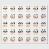 Die Welt um mich ist froh, dich zu haben Geschenkpapier (Flach)