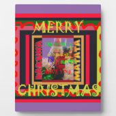 Die Welt um mich ist glücklich, dich farbig zu hab Fotoplatte (Vorderseite)