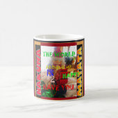 Die Welt um mich ist glücklich, dich farbig zu hab Kaffeetasse (Mittel)