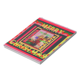 Die Welt um mich ist glücklich, dich farbig zu hab Notizblock