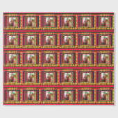 Die Welt um mich ist glücklich, dich zu haben Geschenkpapier (Flach)