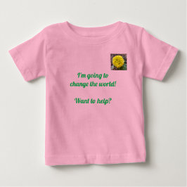 Die Welt verändern Baby T-shirt