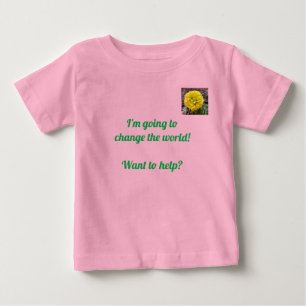 Die Welt verändern Baby T-shirt