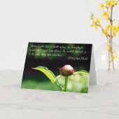 Die Welt verändern Karte (Gelbe Blume)