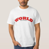 Die Welt voller Geheimnisse mutige Typografie unis T-Shirt (Vorderseite)