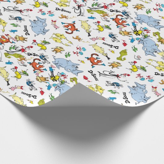 Die Welt von Dr. Seuss Pattern Geschenkpapier (Ecke)