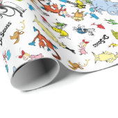 Die Welt von Dr. Seuss Pattern Geschenkpapier (Rolleneckpunkt)