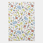 Die Welt von Dr. Seuss Pattern Geschirrtuch (Vertikal)