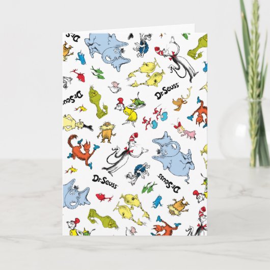 Die Welt von Dr. Seuss Pattern Karte (Vorderseite)