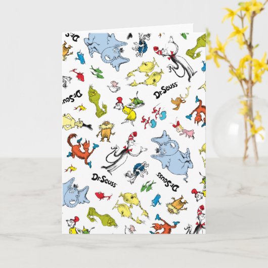 Die Welt von Dr. Seuss Pattern Karte (Gelbe Blume)