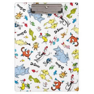 Die Welt von Dr. Seuss Pattern Klemmbrett