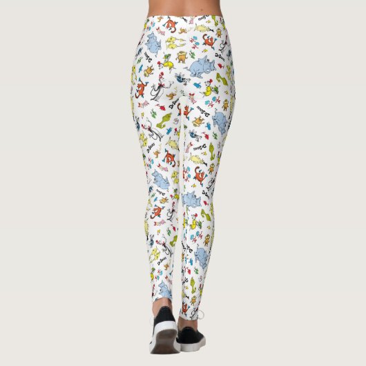Die Welt von Dr. Seuss Pattern Leggings (Rückseite)