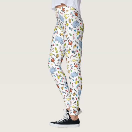 Die Welt von Dr. Seuss Pattern Leggings (Links)