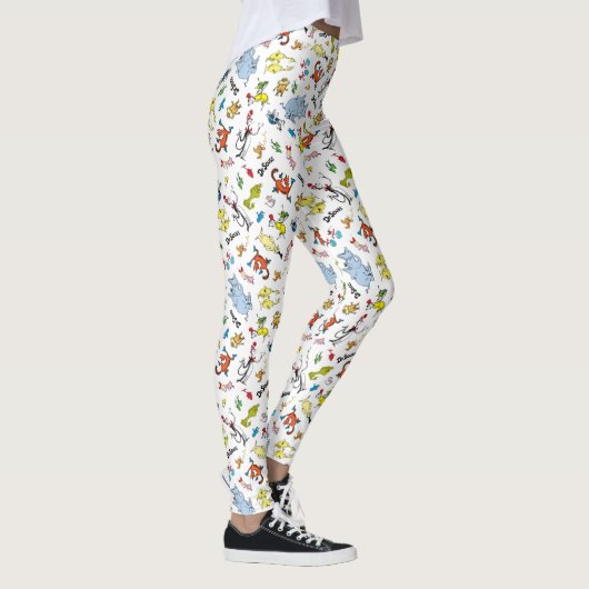 Die Welt von Dr. Seuss Pattern Leggings (Rechts)