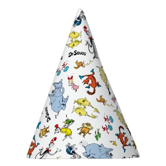Die Welt von Dr. Seuss Pattern Partyhütchen (Rechts)