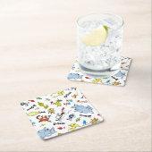 Die Welt von Dr. Seuss Pattern Rechteckiger Pappuntersetzer (Vor Ort)