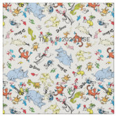 Die Welt von Dr. Seuss Pattern Stoff (Nahaufnahme)