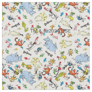 Die Welt von Dr. Seuss Pattern Stoff