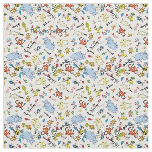 Die Welt von Dr. Seuss Pattern Stoff (Muster)