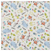 Die Welt von Dr. Seuss Pattern Stoff (Nahaufnahme)
