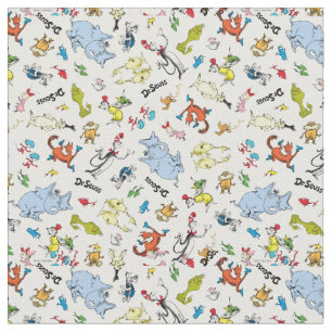 Die Welt von Dr. Seuss Pattern Stoff