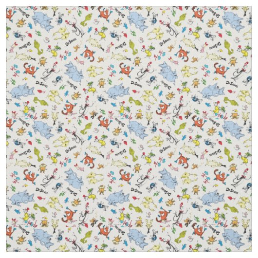 Die Welt von Dr. Seuss Pattern Stoff (Muster)