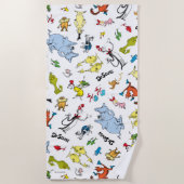 Die Welt von Dr. Seuss Pattern Strandtuch (Vorderseite)