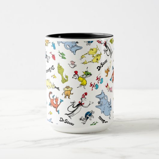 Die Welt von Dr. Seuss Pattern Tasse (Zentrum)