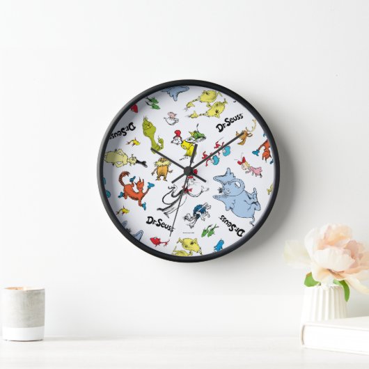 Die Welt von Dr. Seuss Pattern Uhr (Zuhause)