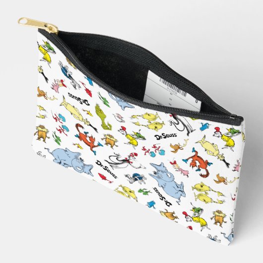 Die Welt von Dr. Seuss Pattern Zubehörtasche (Offen)