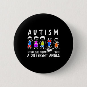 Die Welt von einem anderen Angle Autismus Awa zu s Button