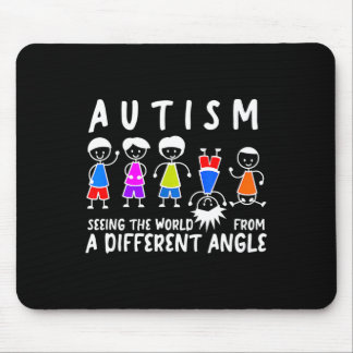 Die Welt von einem anderen Angle Autismus Awa zu s Mousepad