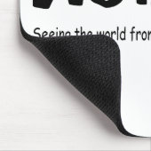 Die Welt von einem anderen Winkel (Stücke) sehen Mousepad (Ecke)