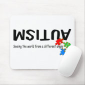 Die Welt von einem anderen Winkel (Stücke) sehen Mousepad (Mit Mouse)