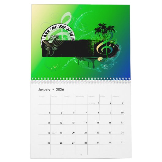 Die Welt von Musik Kalender (Jan 2026)