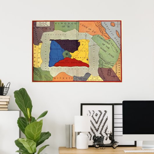 Die Welt von Oz Poster (Heimbüro)