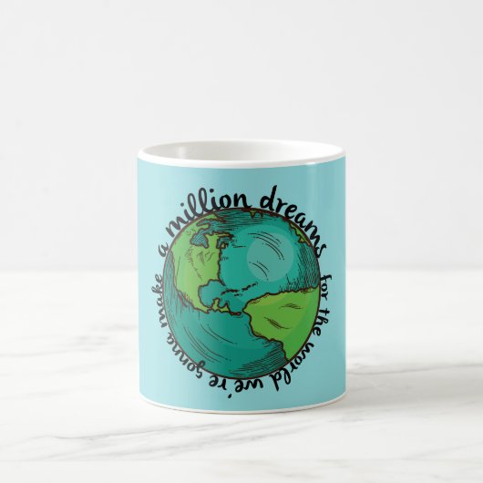 Die Welt werden wir machen Kaffeetasse (Mittel)