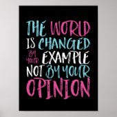 Die Welt wird durch Inspirierend Führer durch Beis Poster (Vorne)