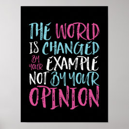 Die Welt wird durch Inspirierend Führer durch Beis Poster