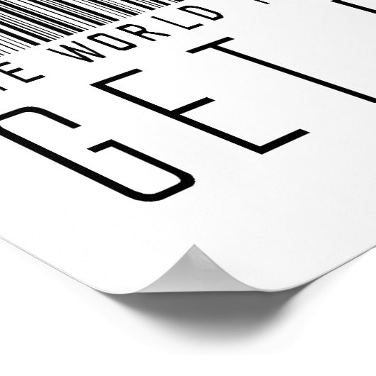 die Welt wird sich ändern... sich bereit machen. Poster (Ecke)