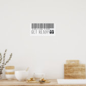 die Welt wird sich ändern... sich bereit machen. Poster (Küche)