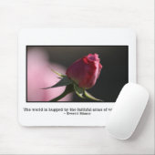 Die Welt wird von den Freiwilligen umarmt Mousepad (Mit Mouse)