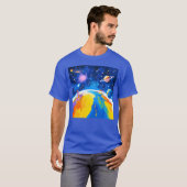 Die Welt wird von Musikmädchen angetrieben T-Shirt (Vorne ganz)