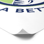 Die Welt zu einem besseren Ort für Amateurbäcker m Poster (Ecke)