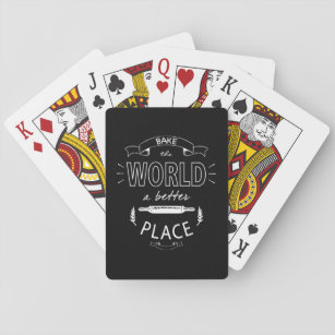 Die Welt zu einem besseren Ort machen 24 Spielkarten