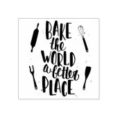 Die Welt zu einem besseren Ort machen Gummistempel (Prägung)