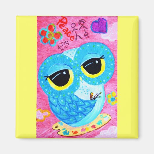 Die Welt zu einem besseren Ort machen Magnet (Vorne)