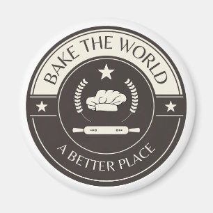 Die Welt zu einem besseren Ort machen Passion-Koch Magnet