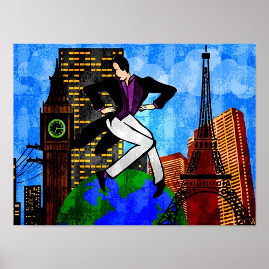 Die Welt zu meinen Füßen got (Kunstdrucke) Poster (Vorne)